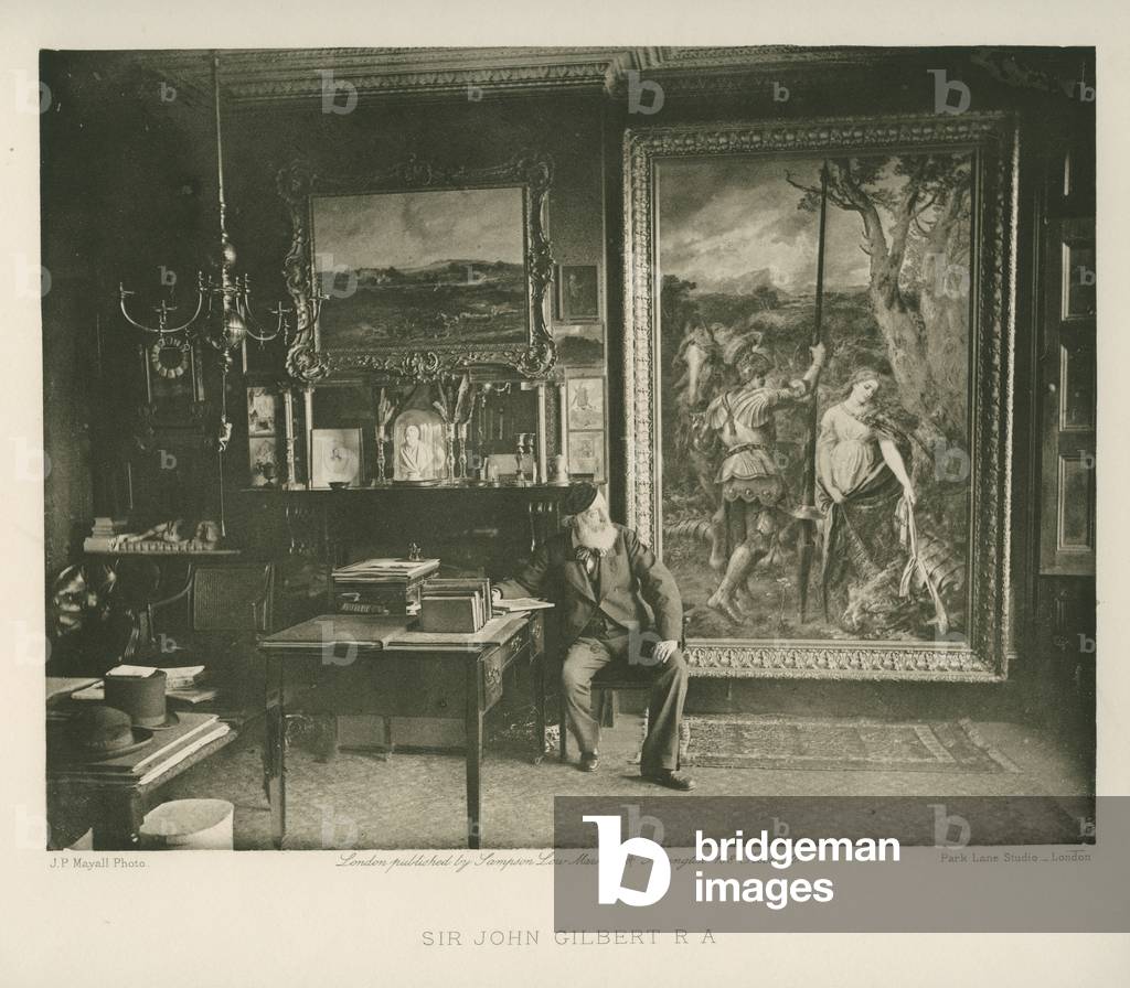 Sir John Gilbert (s/w Foto)