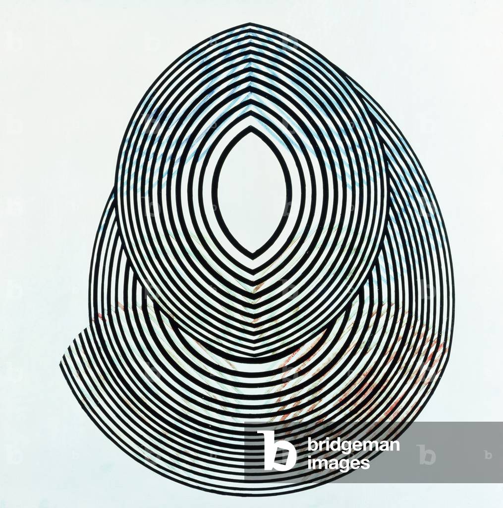 Coil, 1964 (house paint & acrylic on hardboard)