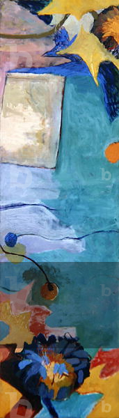 Flower Panel II, 1982 (oil on cotton duck)