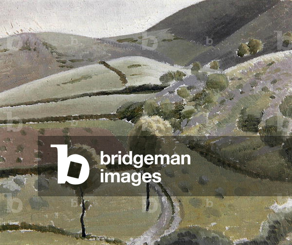 Paesaggio Italiano Vicino Lago di Piediluco, c.1920-23 (olio su tavola di tela)