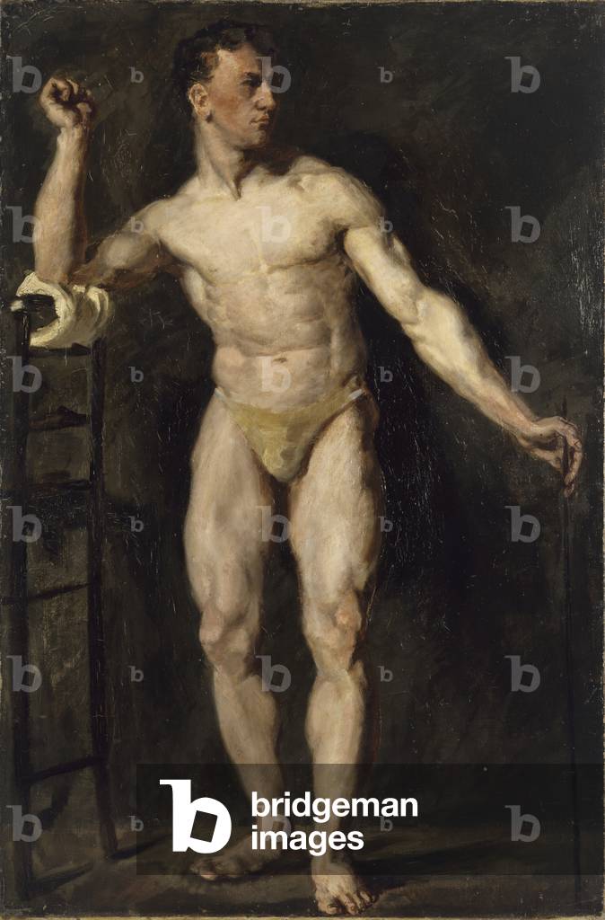 Male Figure Standing, 1906 (oil on canvas) [LDUCS-5188]