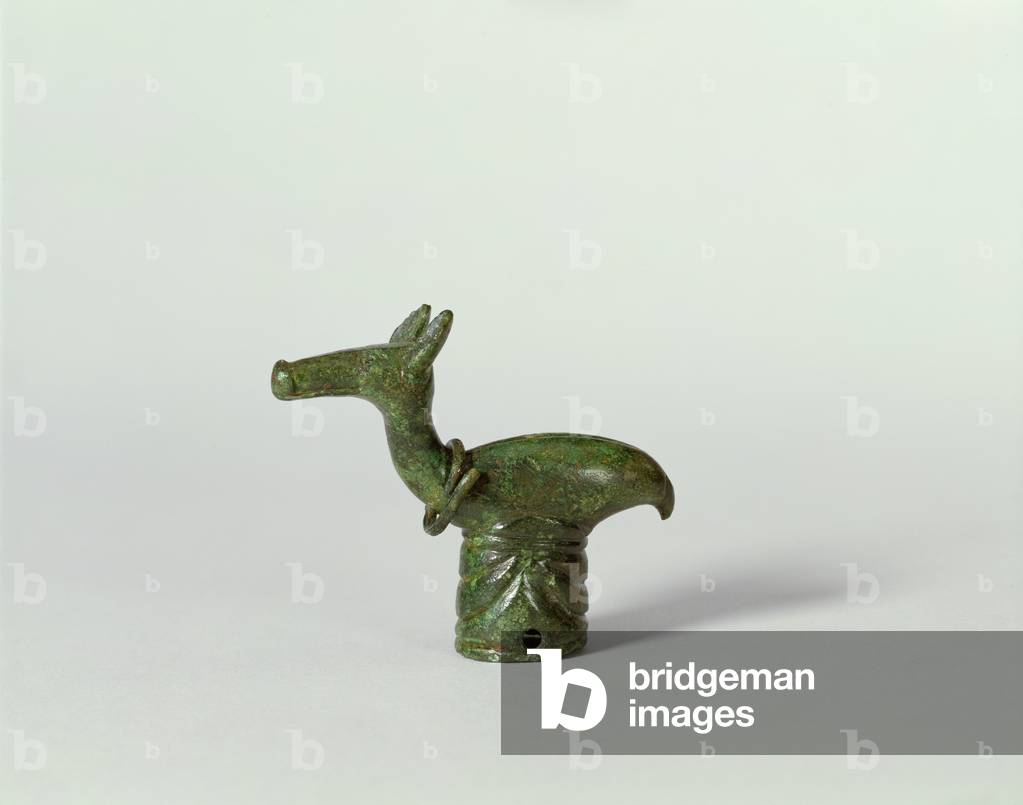 Finial in Animal Form, 1st to 2nd century (bronze)