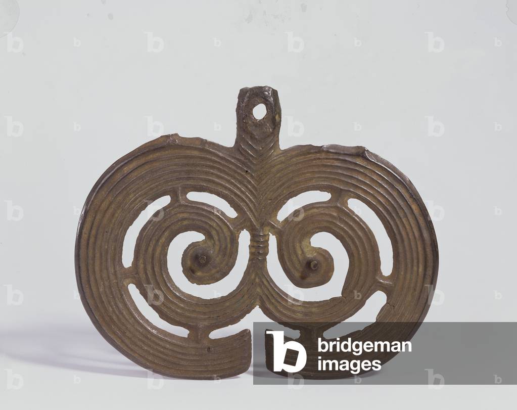 Spiral plaque, Hungary, Late Bronze Age, c.800-700 BC (bronze)
