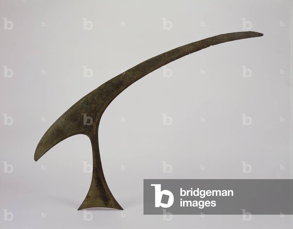 Socketed Long-Bladed Axe, Dong Son Period 1000-1 BC (bronze)