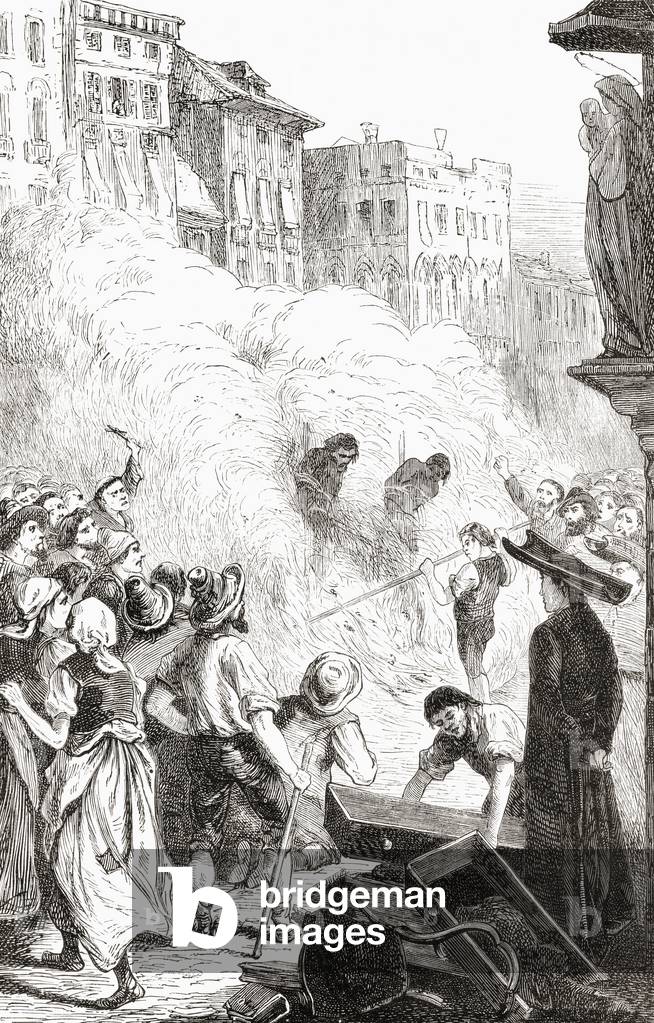 Bild von Druck "Das Massaker an den Protestanten in Barletta"