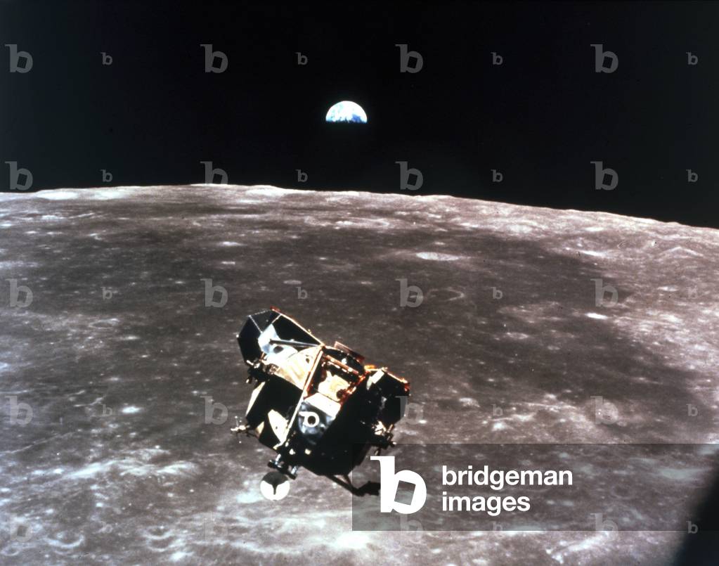 Image of Manned Space Flight, USA, Apollo 11 Ascent stage of the