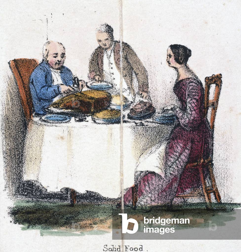 Bild von Gravur "Feste Lebensmittel'"