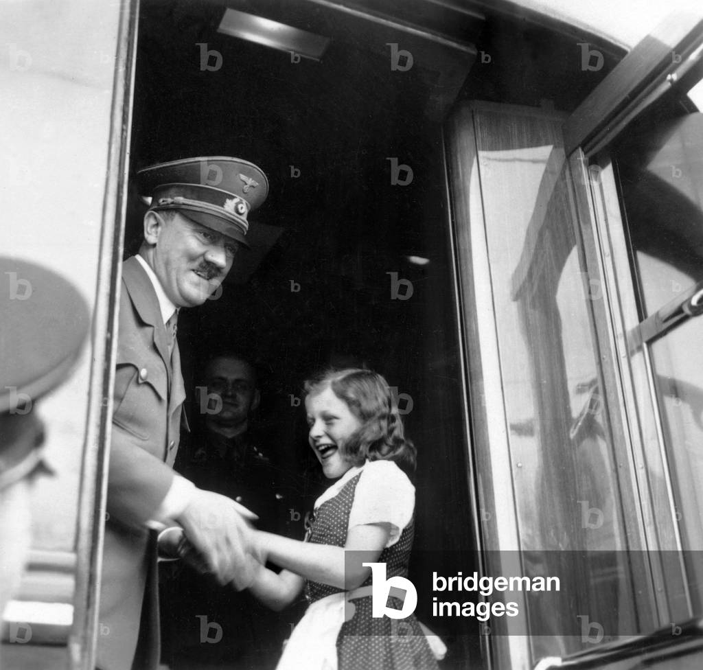 Child Hitler Image of Austria : Hitler meets young admirers