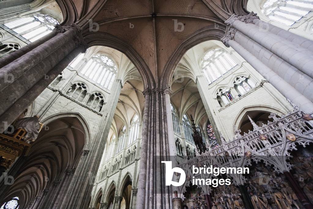 Crossing and Choir Screen of Notre-Dame D'amiens Cathedral, Amiens, Somme, France (photo)