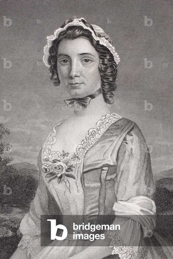 Maria Philipse 1730 - 1825. Erste Liebe von George Washington. Aus dem um 1880 erschienenen Buch Gallery of Hi