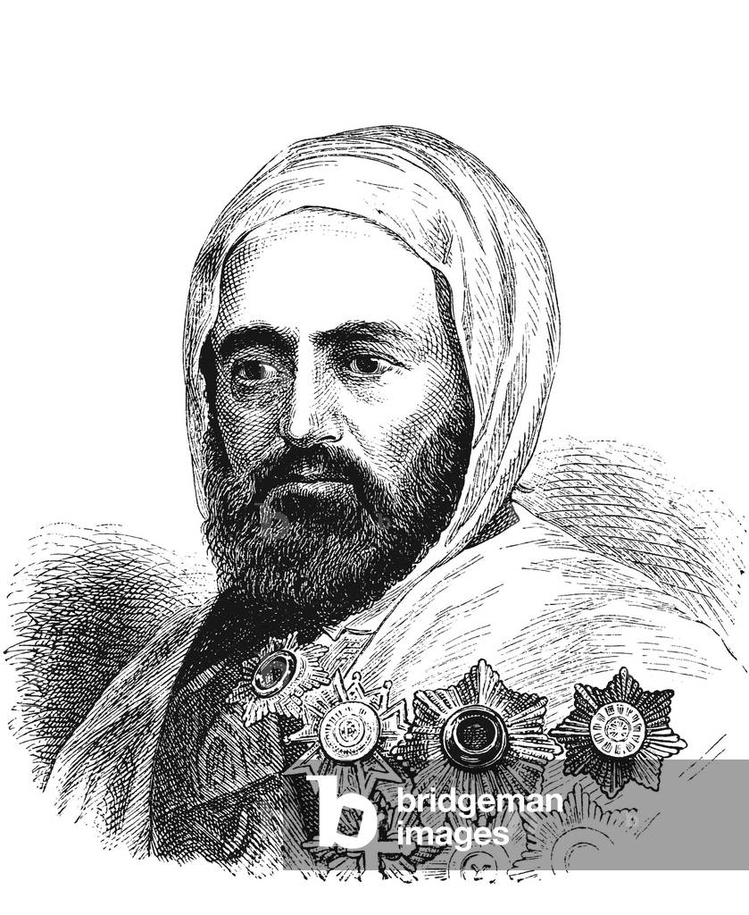 Abd el-Kader or Abd al-Qadir, b/w
