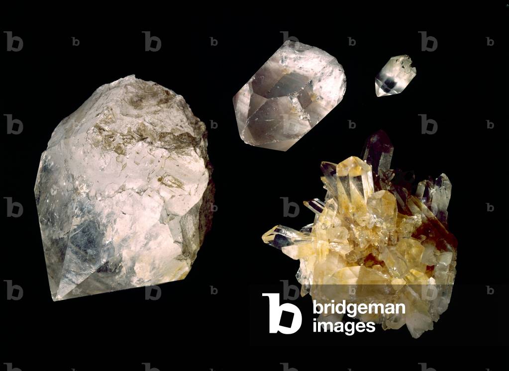 Atome, Elemente & Moleküle Quarzkristalle