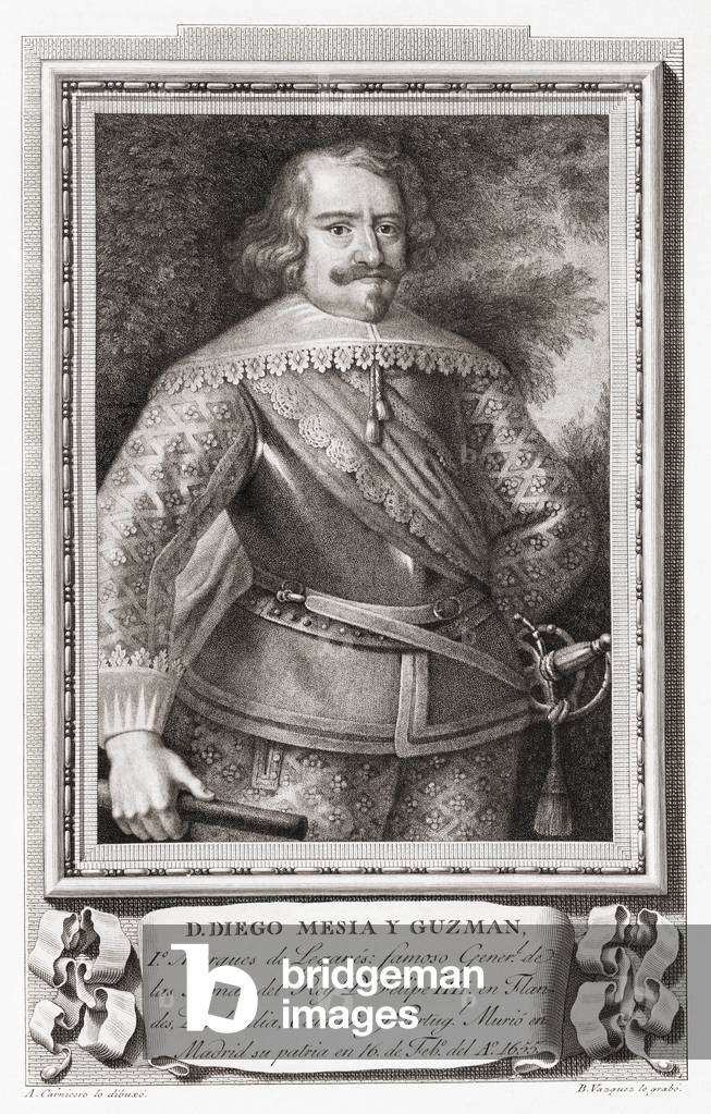 "Diego Mexia Felipez de Guzman y Davila" 1791