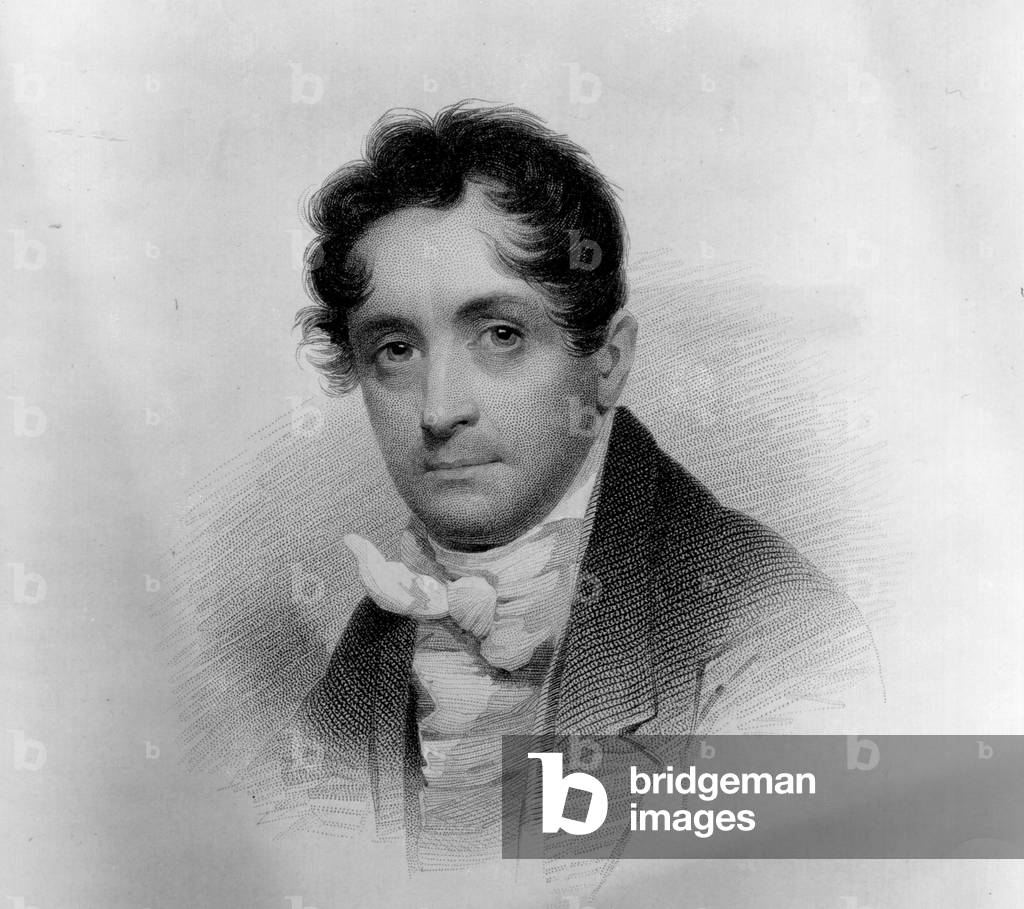 "James Kirke Paulding:" 1801, b/w