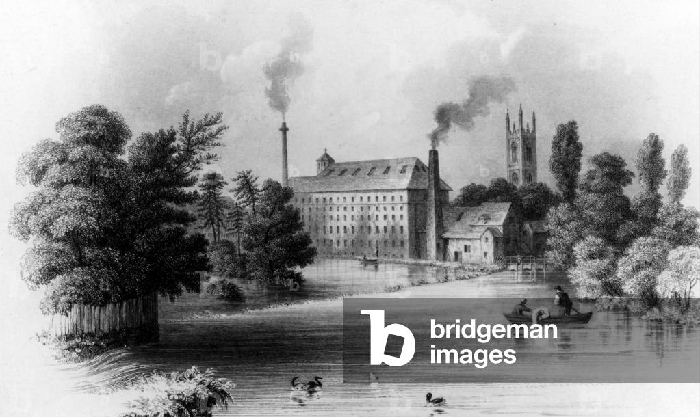 Taylor's silk mill, 1860