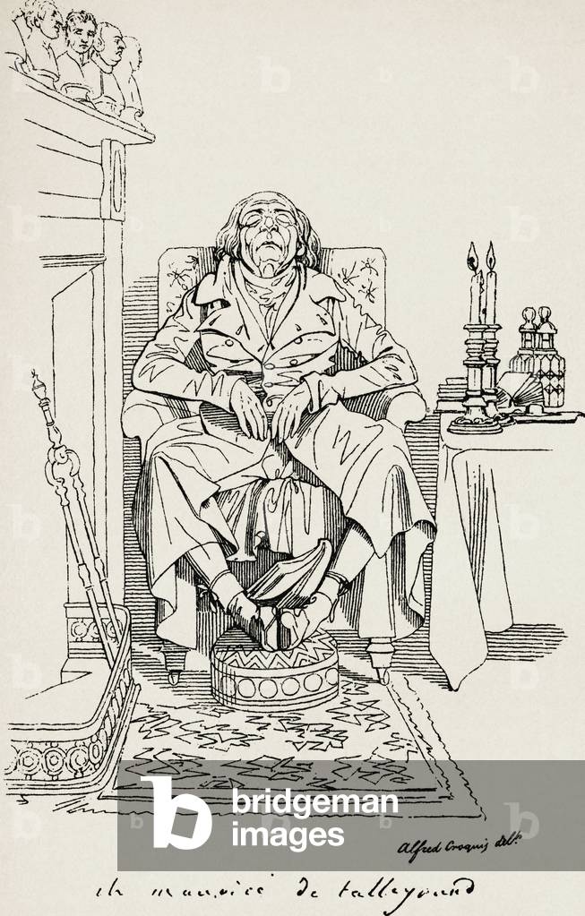 Immagine di Stampa "Charles Maurice De Talleyrand-Perigord" 1898, b/w