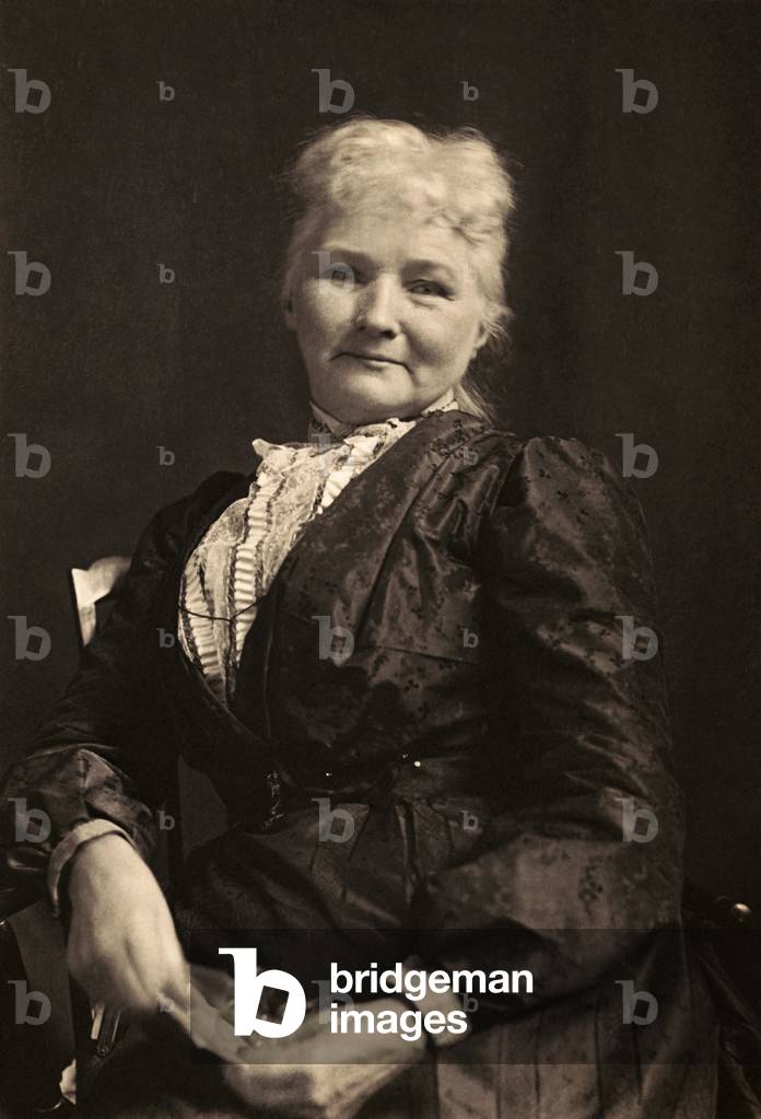 Boston, Massachusetts: 1902: 
Un ritratto dell'organizzatrice del lavoro e della comunità Mary Harris «" Madre