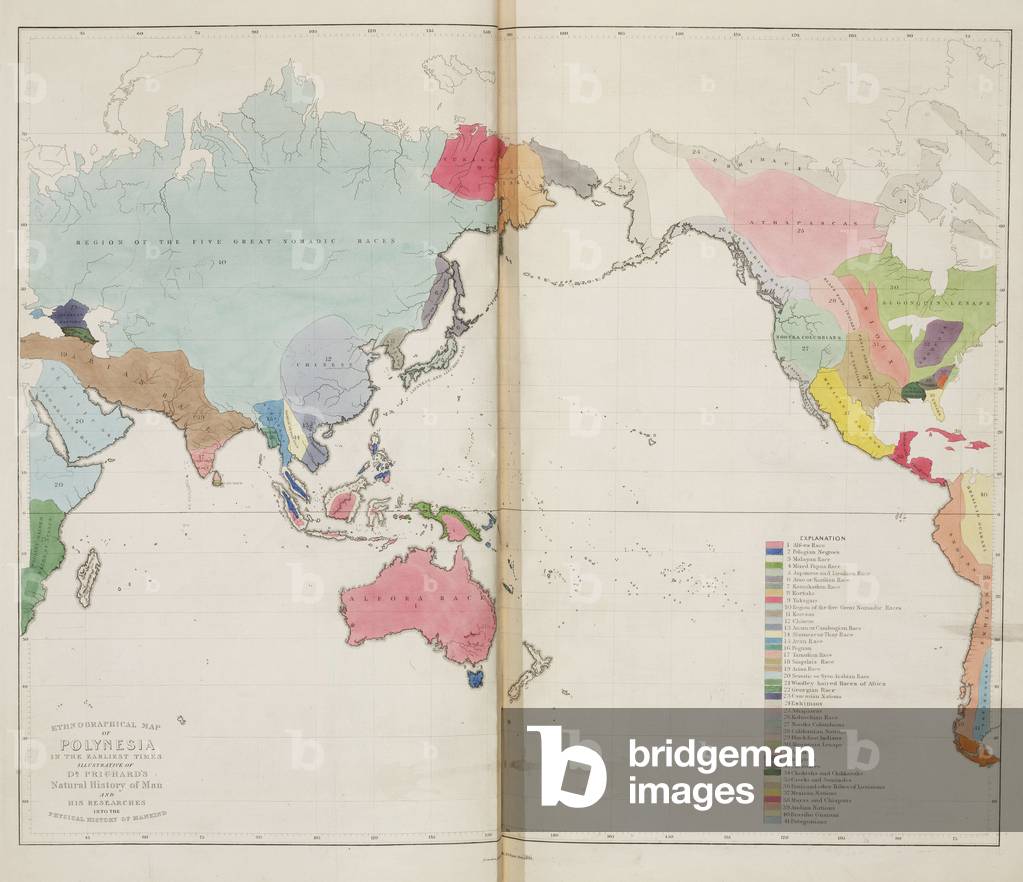 Image of 'Ethnographical Map of Polynesia, in the Earliest Times', 1843