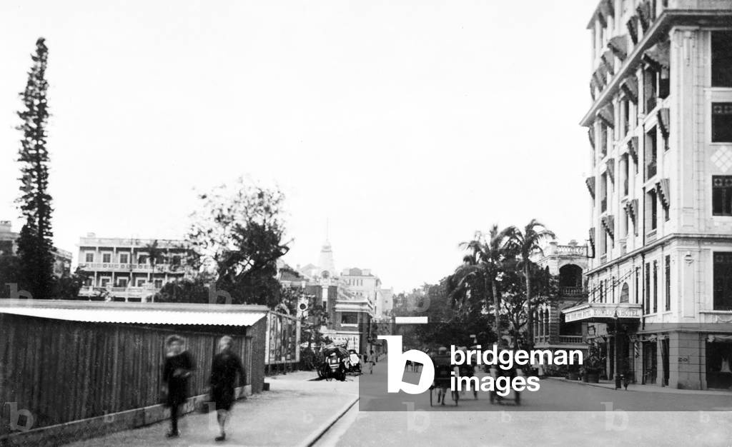 Image of Hong Kong A View Along Ashley Road Showing the