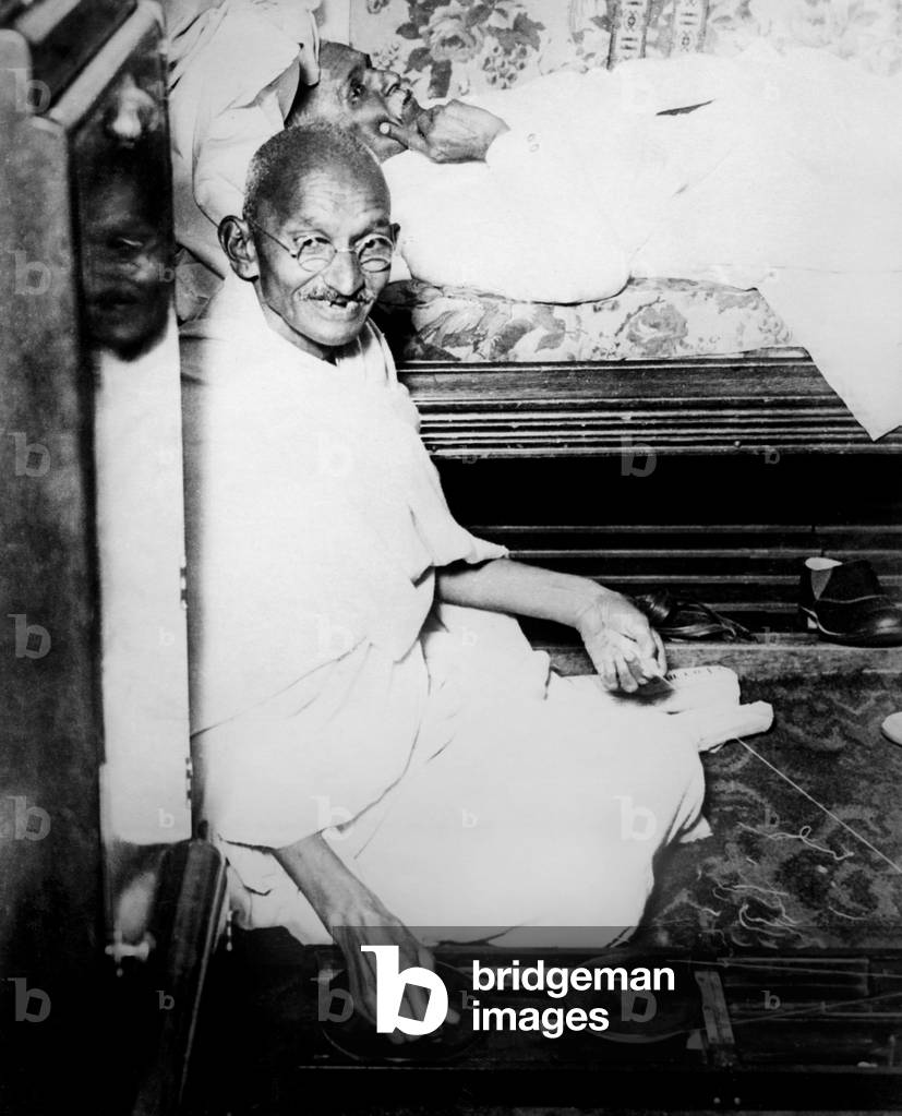 Ghandi, 1931 (b/w photo)