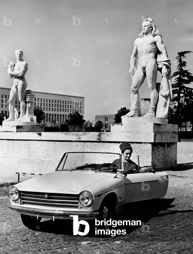 Innocenti 950 Spider, 1962 (b/w photo)