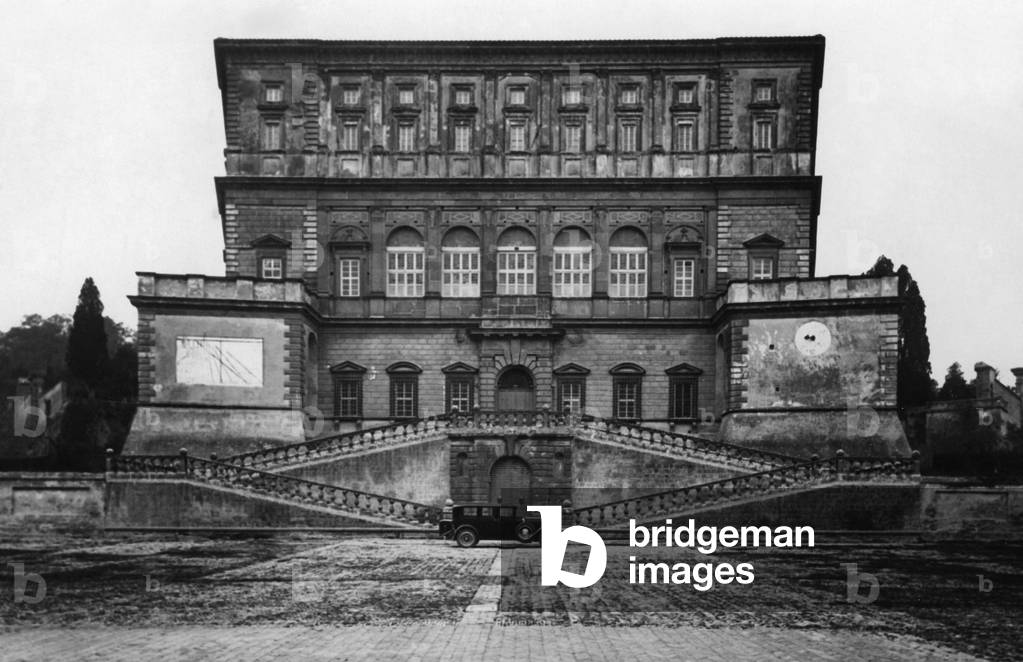 Villa Farnese, Caprarola, Lazio, Italy 1930 (b/w photo)