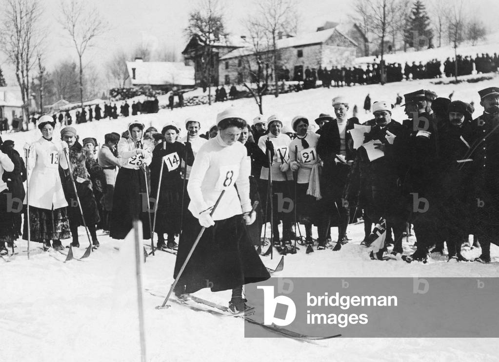 Sport, Ski (b/w photo)