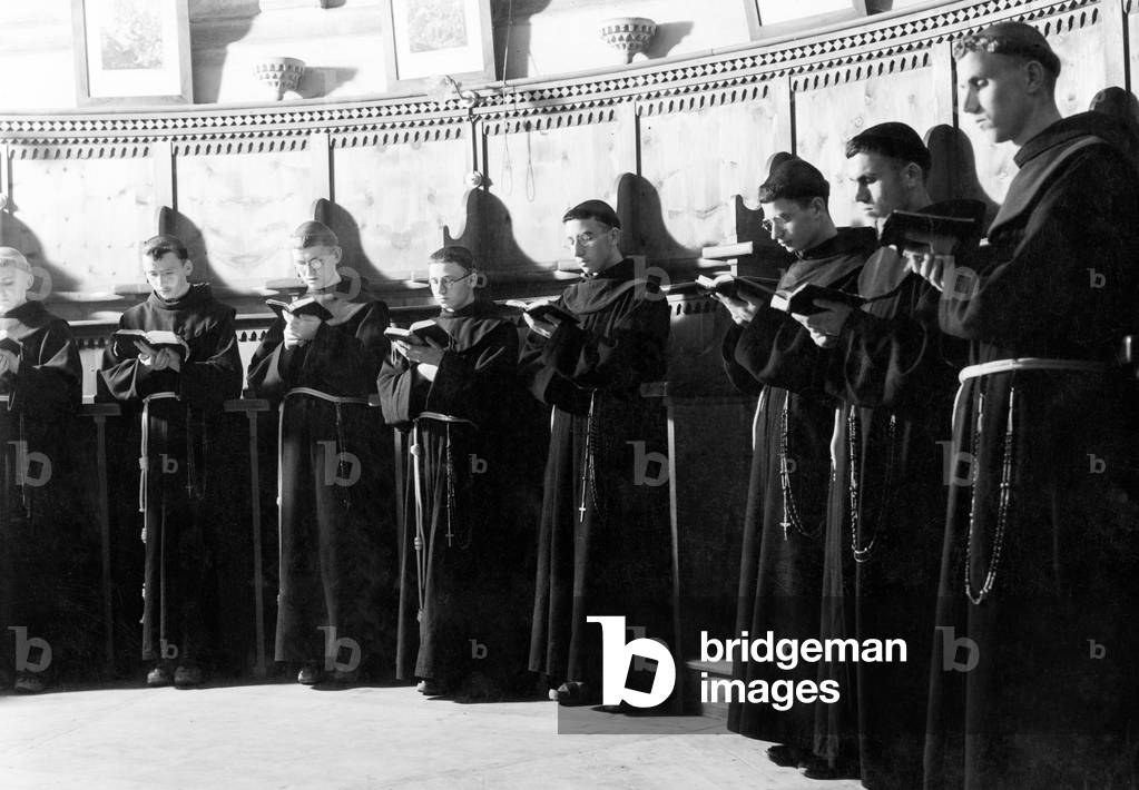Friars, 1964 (b/w photo)
