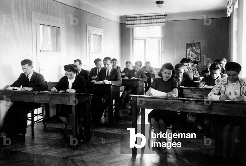 Merano, Hotel School, 1920-30 (b/w photo)