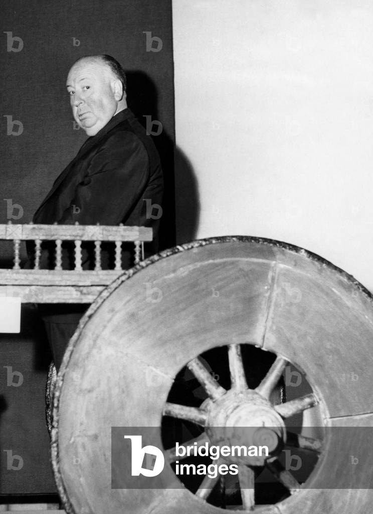 Alfred Joseph Hitchcock, 1961 (b/w photo)