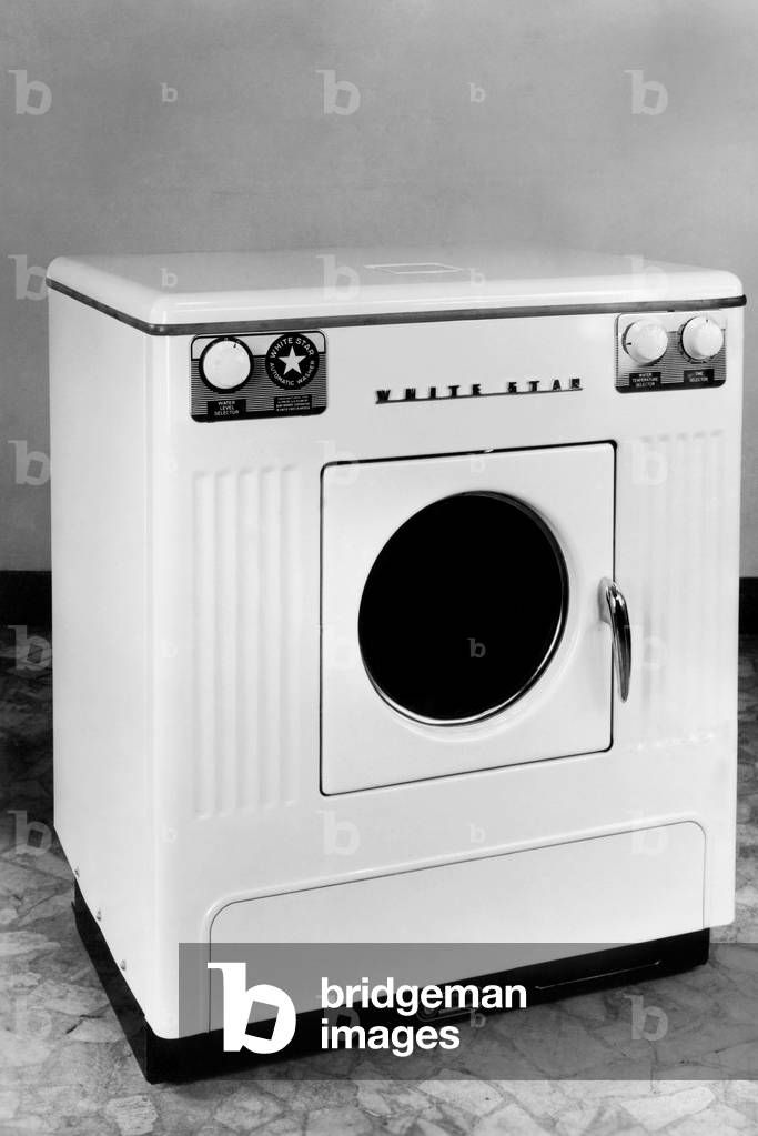 White Star Washing Machine, 1951 (b/w photo)