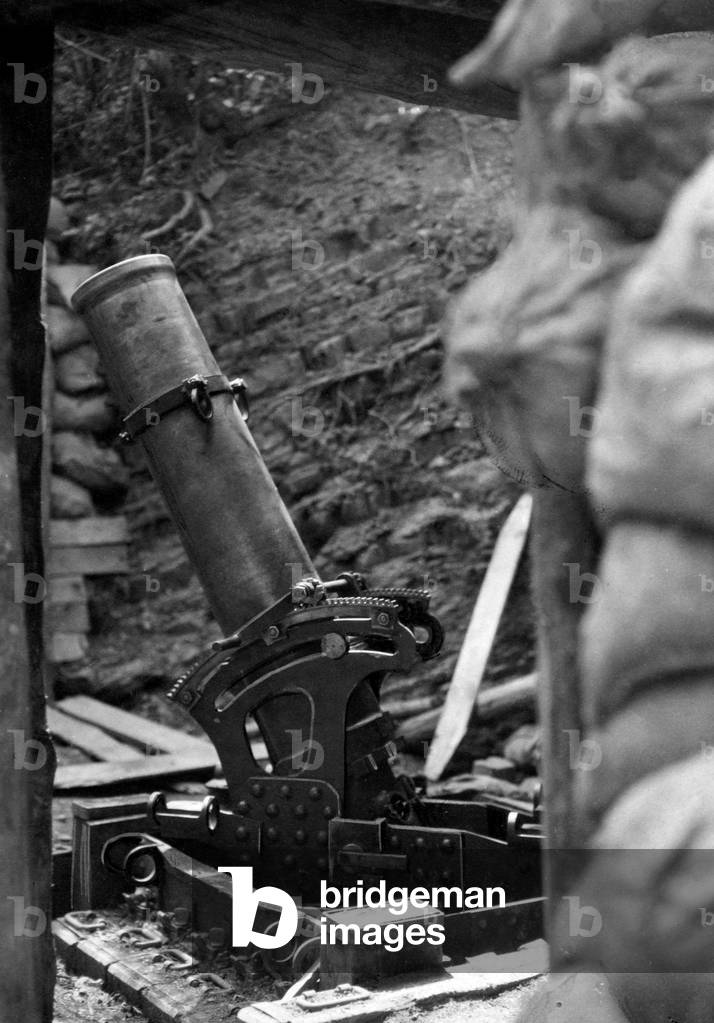 First World War, Bombard, 1915-18 (b/w photo)