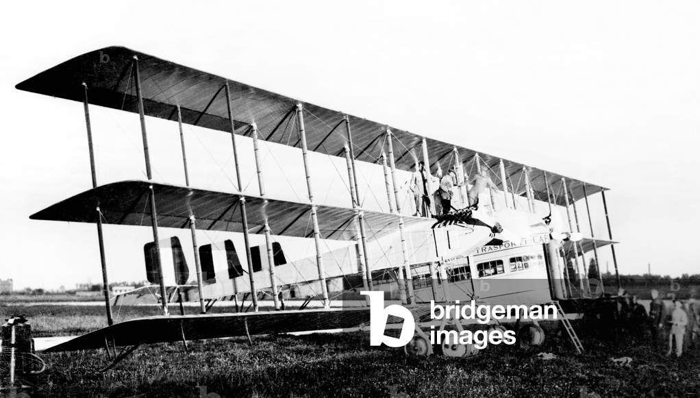Caproni Triplane, 1918-20 (b/w photo)