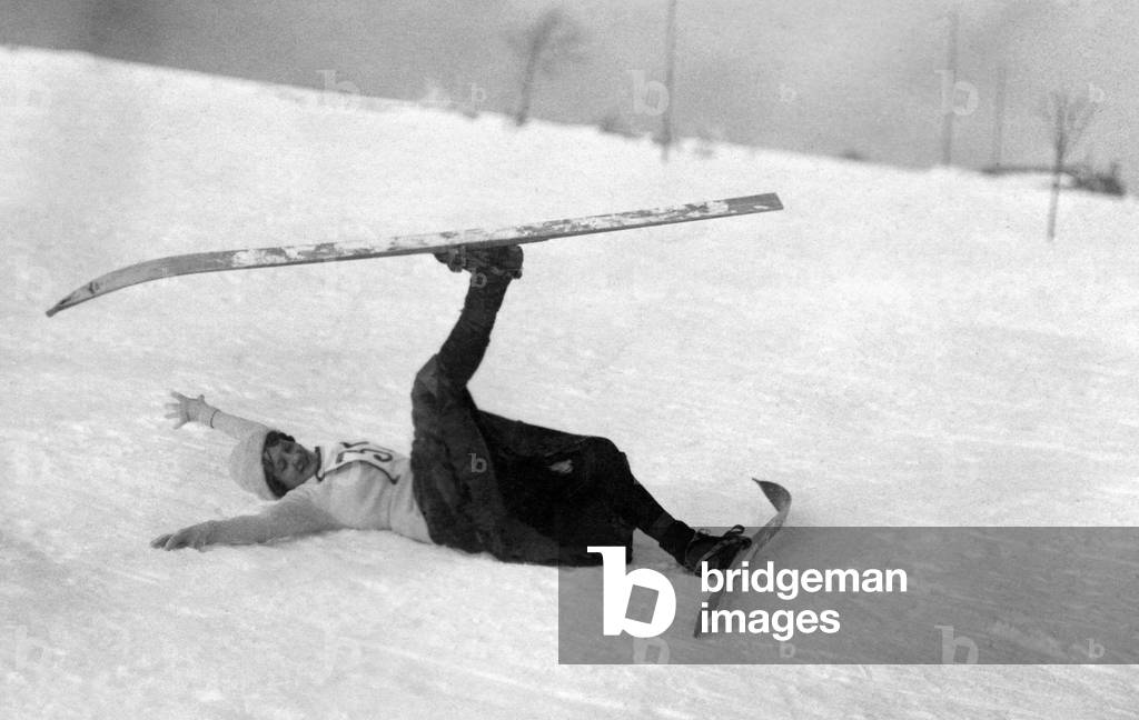 Sport, Ski (b/w photo)