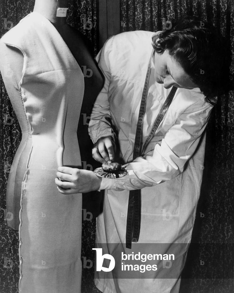 Dressmaker, 1962 (b/w photo)
