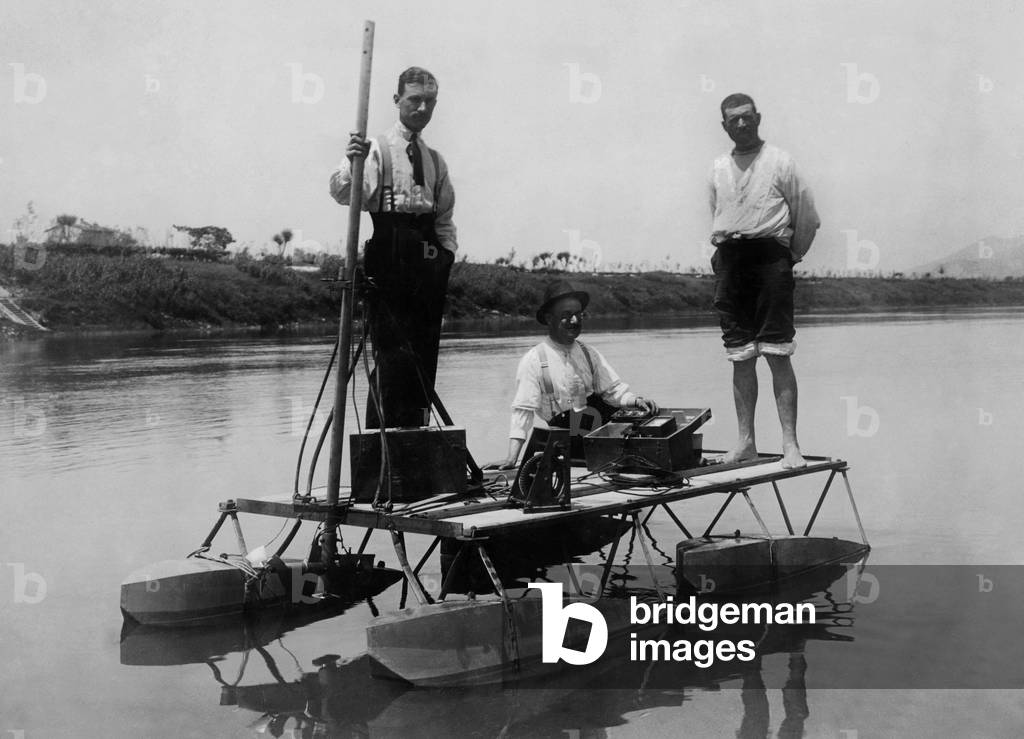 Float for Flow Measurements, 1950 (b/w photo)