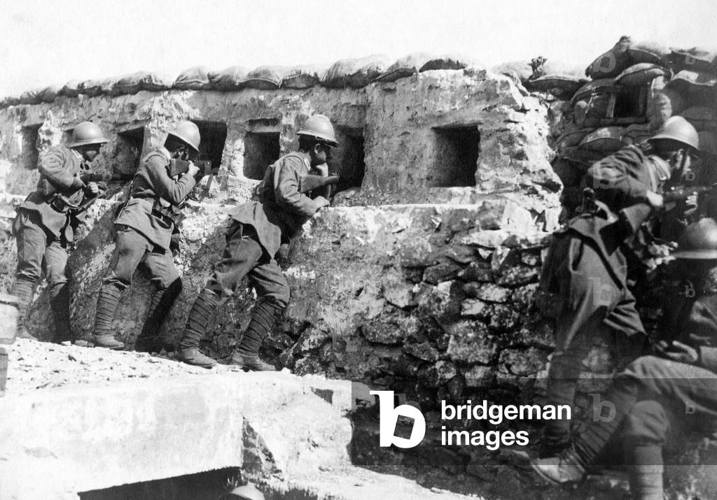 First World War, Carso, 1915-18 (b/w photo)