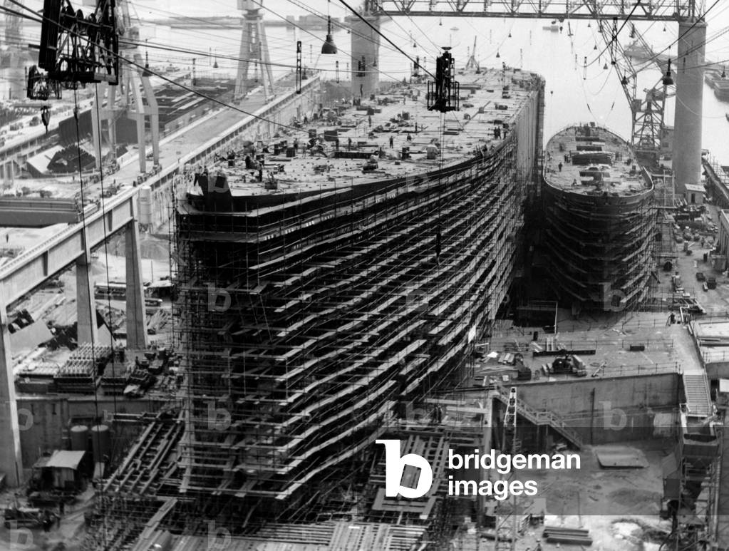 Cantieri Ansaldo, Michelangelo, 1963 (b/w photo)