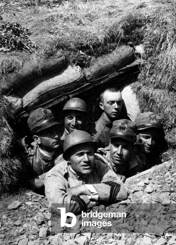 First World War, 1915-18 (b/w photo)