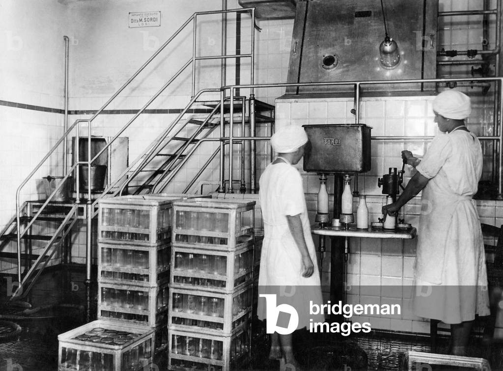 Food Industry, 1930-1940 (b/w photo)