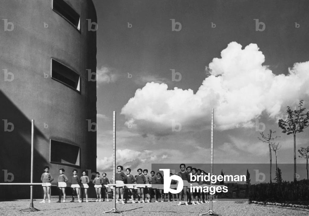 Colony, Sport, Turin, Piemonte, Italy, 1930 (b/w photo)