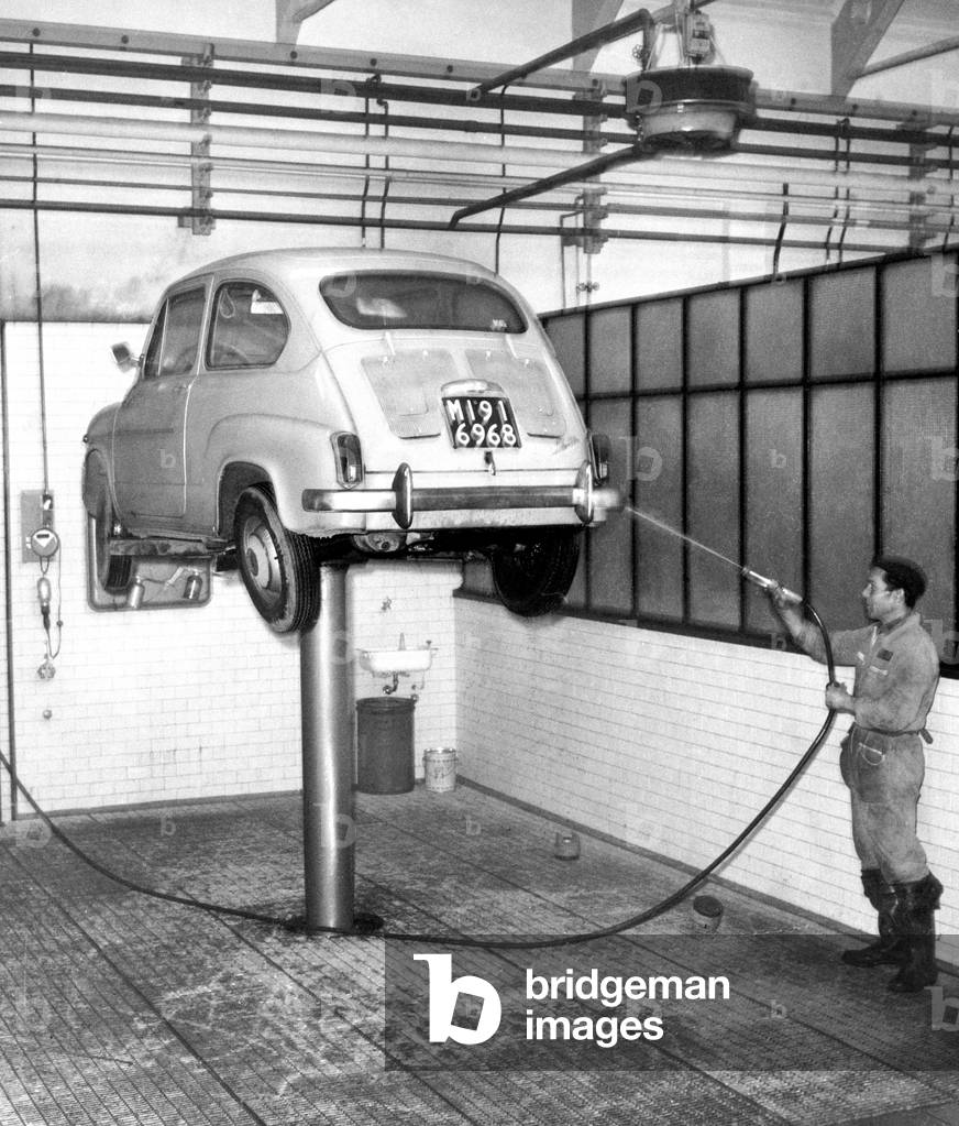 Car Wash, 1966 (b/w photo)