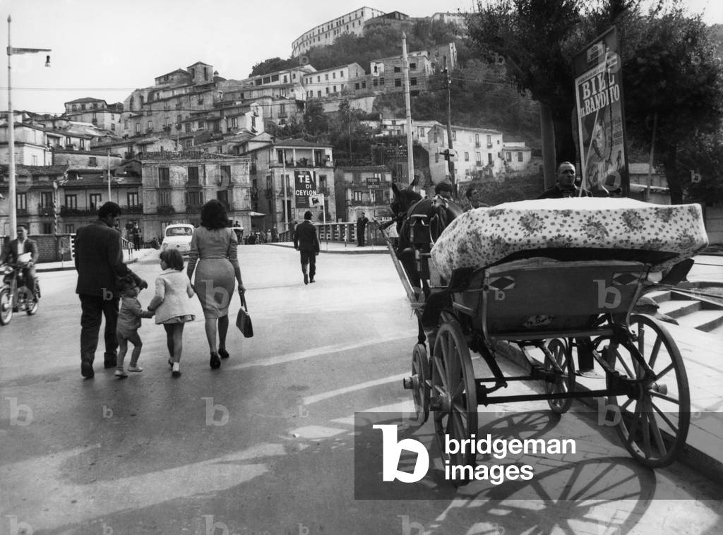 Cosenza, Calabria, Italy, 1962 (b/w photo)