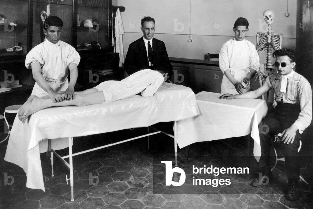 Florence, Clinic of the Institute of the Blind, 1920-30 (b/w photo)