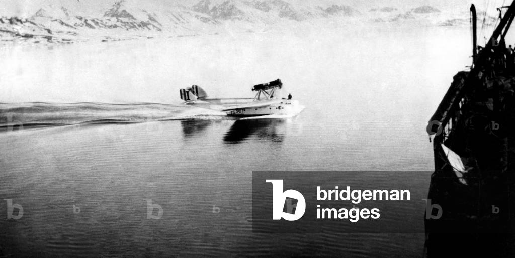 Aeronautics, Seaplane S55, Arctic Expedition, 1928 (b/w photo)