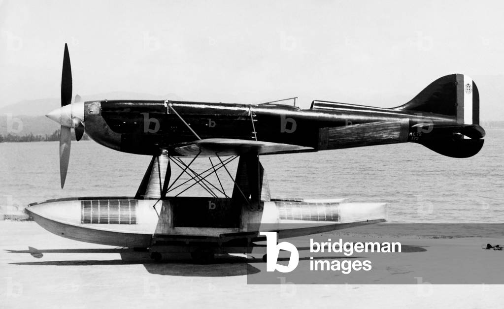 Seaplane Macchi-Castoldi Mc 72, 1937 (b/w photo)