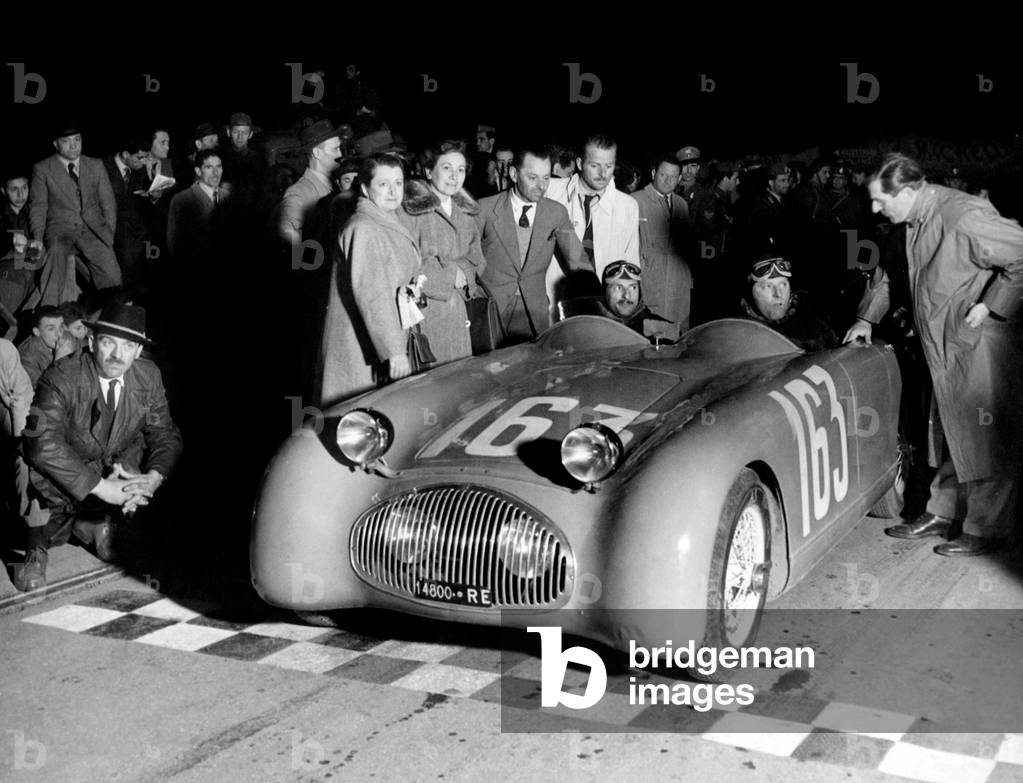 Xix Mille Miglia, 1950 (b/w photo)