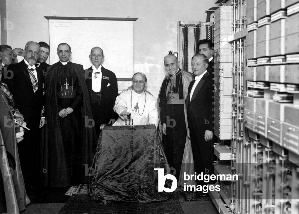 Pope Pius Xi (b/w photo)