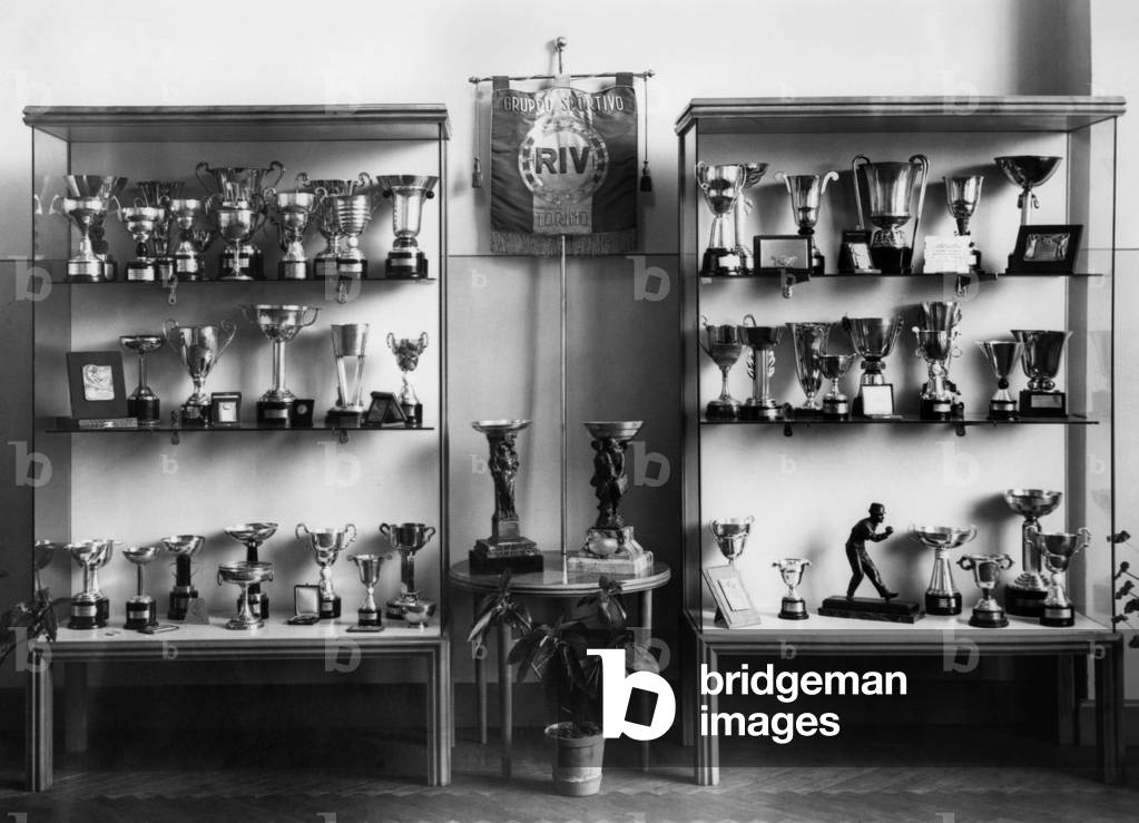 Sport Club Riv Turin, Piedmont, Italy, 1940-50 (b/w photo)
