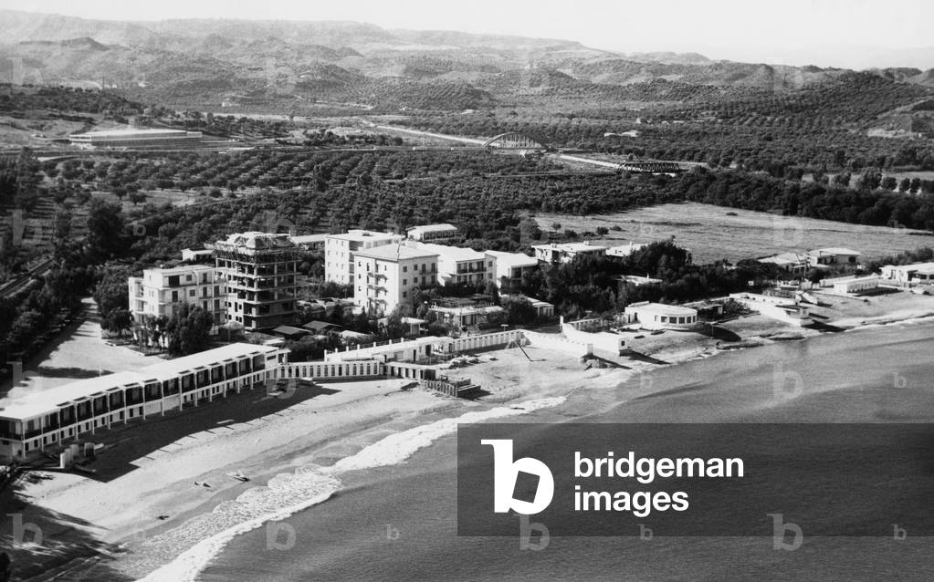 Copanello, Calabria, Italy, 1960 (b/w photo)